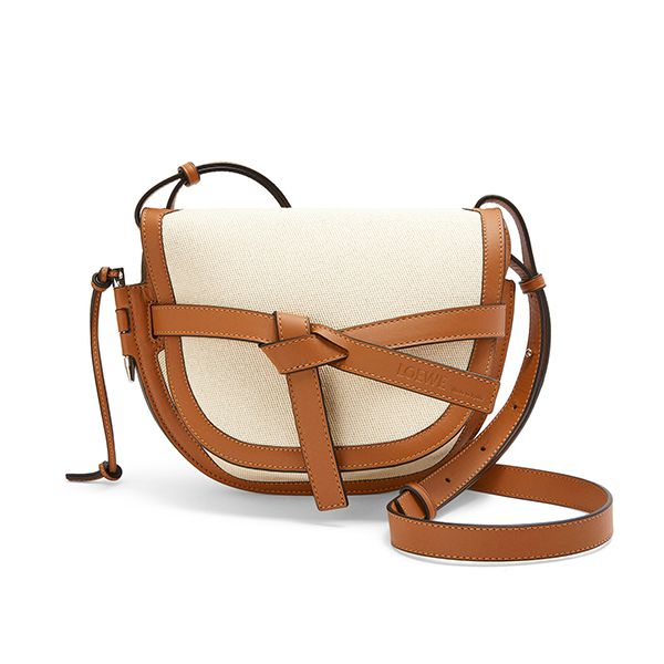 【ロエベ】ゲートバッグ スモール コピー (キャンバス&カーフ) A650T20X34